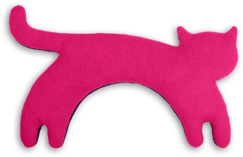 Leschi | Almohadilla de calor (para las cervicales y los hombros) | 36528 | La gata Minina | de pie | grande | Color: Flamenco/Medianoche