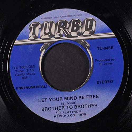 let your mind be free 45 rpm single
