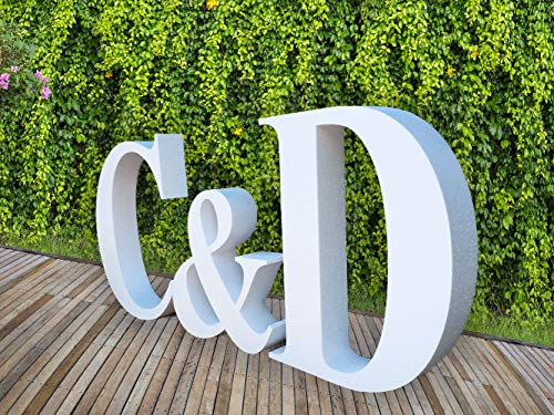 Letras Iniciales Gigantes de Corcho 50cm de altura y 20cm de Grosor| Regalos para Bodas, Cumpleaños, Bautizos y Eventos| Ideas para Regalos | Regalos Personalizados de Boda, Cumpleaños, Bodas etc|