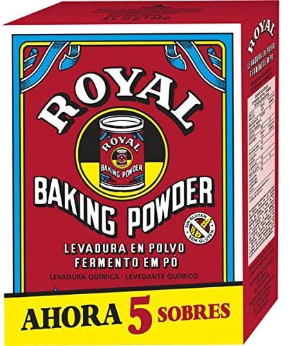 Levadura Royal. 5 Paquetes