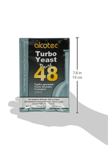 Levadura Turbo de Alcotec, 48 horas/20% en 5 días, 1 Packung