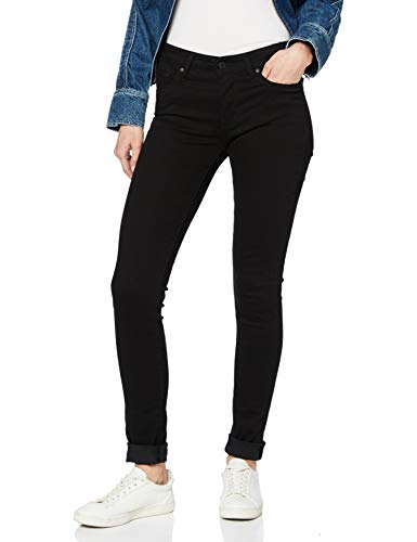 Levi's 711 Skinny Vaqueros, Negro (Blacks), W24/L32 para Mujer