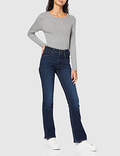 Levi's 725 High Rise Bootcut Vaqueros Corte de Bota, Azul (Rolf Model 0001), W26/L30 (Talla del Fabricante: 26 30) para Mujer