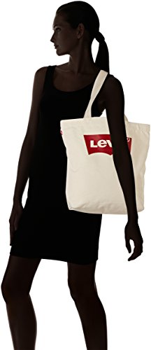 Levi's LEVIS FOOTWEAR AND ACCESSORIESBatwing Tote WMujerBolsos totesBeige (Écru) 39x14x30 centimeters (W x H x L)