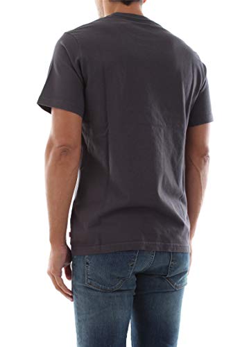 Levi's Relaxed Graphic tee Camiseta, Gris (90's Serif Logo Forged Iron 0045), Large para Hombre