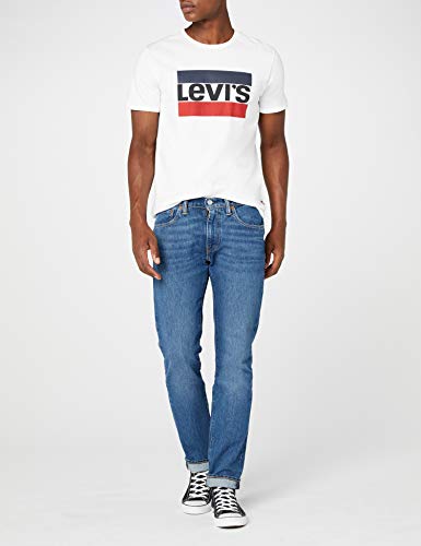 Levi's Sportswear Logo Graphic - Camiseta para Hombre, Blanco (84 Sportswear Logo White 0000), Small