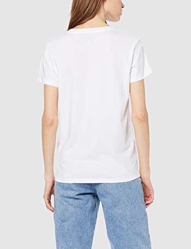 Levi's The Perfect Tee, Camiseta, Mujer, Blanco (Hsmk Blue White 0426), XS