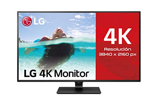 LG 43UN700-B - Monitor Profesional 4K UHD de 108 cm (42,5") con Panel IPS (3840 x 2160 píxeles, 16:9, 2PBP/4PBP, 400 CD/m², NTSC >72%, 1000:1, 8 ms, 60 Hz, DPx1, HDMIx4, USB-Cx1, USB-Ax2) Color Negro