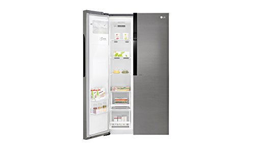 LG GSL361ICEZ nevera puerta lado a lado Independiente Acero inoxidable 591 L A++ - Frigorífico side-by-side (Independiente, Acero inoxidable, Puerta americana, LED, CE, 591 L)