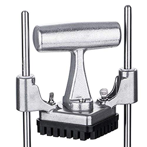 LianDu 1/4" Herramienta de Corte de Vegetales Vertical Cortador de Papas Industrial Astilladora de Patatas Herramienta Manual Astilladora de Papas