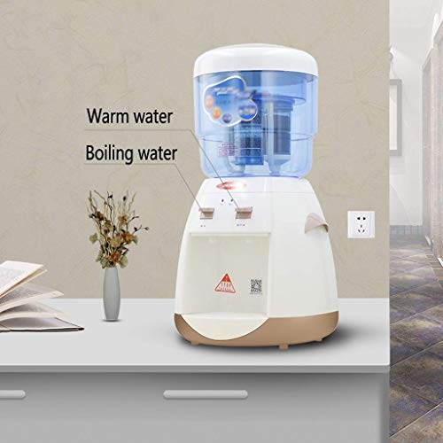 LIANYANG Dispensador de Agua con Grifo 8.8L,Sistema de Filtro de Agua Inteligente,hots,Mini purificación de Agua doméstica de Escritorio,con grifos de Palanca de Empuje y fácil de Limpiar