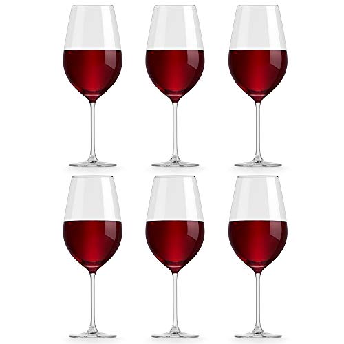 Libbey Copa de Vino Atna 65 cl/650 ml - 6 Unidades – diseño clásico Apta para el lavavajillas