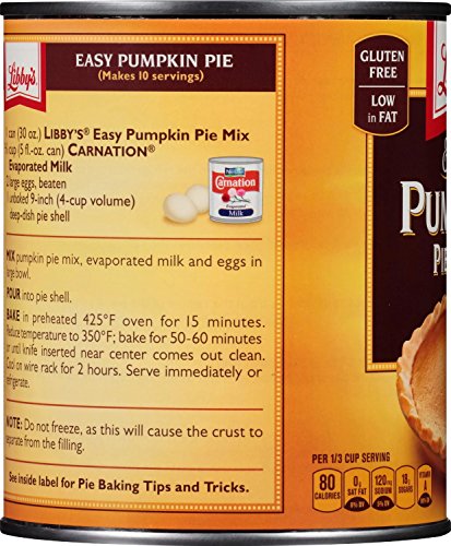 Libby's Pumpkin Pie Mix, Easy Pumpkin, 30 oz