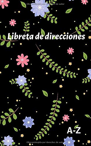 Libreta de direcciones: Agenda de direcciones y teléfonos pequeña, 110 páginas, ordenación alfabética