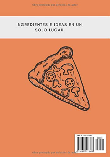 Libro de Notas - Me gusta la pizza: Cuaderno a rellenar | Un diario con líneas perfectamente espaciadas para dejar mucho espacio para escribir | Pizza ... con páginas rayadas compuesto de 120 páginas