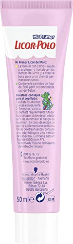 Licor del Polo - Dentífrico Junior 1-6 años - Protege y fortalece los dientes de leche - 3 uds de 50ml