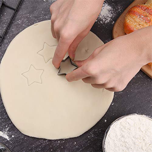 Liesun Juego de cortadores de Galletas, Moldes para Galletas, 24 moldes cortadores de Galletas de Acero Inoxidable para decoración de Tartas y Fondant, Formas