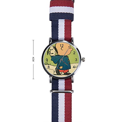 Life is Better with Snoopy (2) Reloj de pulsera de cuarzo para hombres, mujeres, niños, amigos, regalos