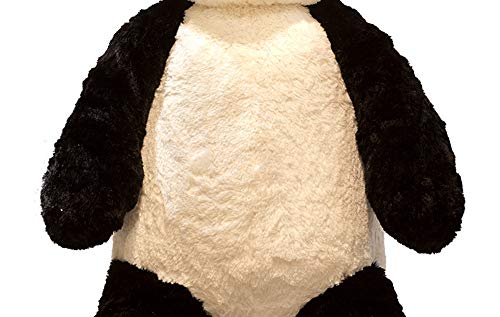 Lifestyle & More Oso de Panda Gigante Panda Oso de Peluche XXL 150 cm de Altura de Felpa Aterciopelada Animal de Peluche Suave - para el Amor