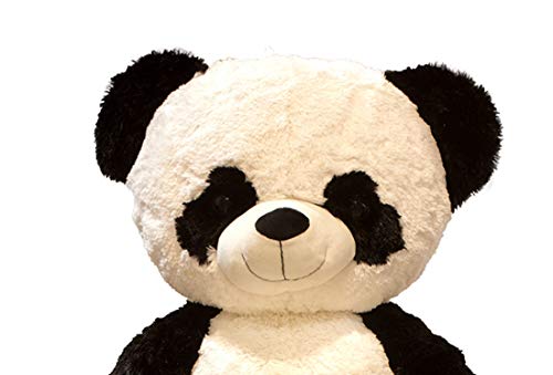 Lifestyle & More Oso de Panda Gigante Panda Oso de Peluche XXL 150 cm de Altura de Felpa Aterciopelada Animal de Peluche Suave - para el Amor