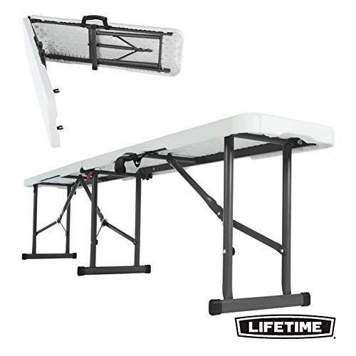 LIFETIME 80305 - Banco plegable ultrarresistente 454 kg 183x29x42 cm UV100