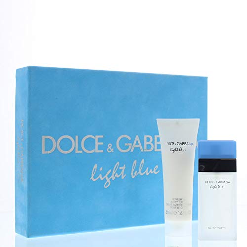 Light blue Eau De Toilette 25 ml + Body Cream 50 ml di Dolce&Gabbana, Donna - Cofanetto