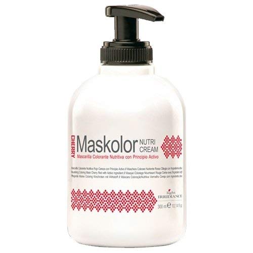 Light Irridiance Maskolor Nutri Cream Cherry - Mascarilla colorante nutritiva rojo cereza 300mL