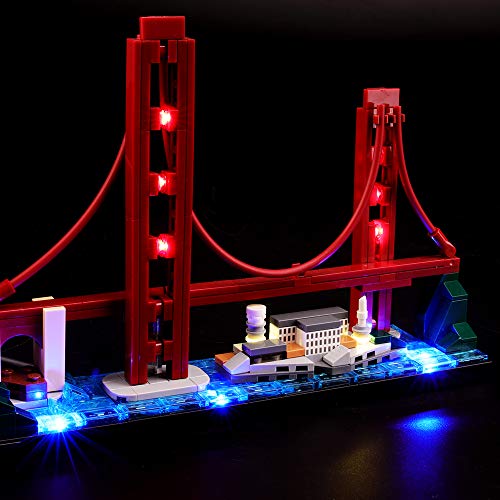 LIGHTAILING Conjunto de Luces (Architecture San Francisco) Modelo de Construcción de Bloques - Kit de luz LED Compatible con Lego 21043 (NO Incluido en el Modelo)