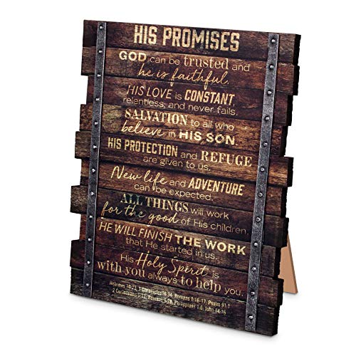 Lighthouse Christian Products Placa Industrial Granja - Sus promesas (#45034)