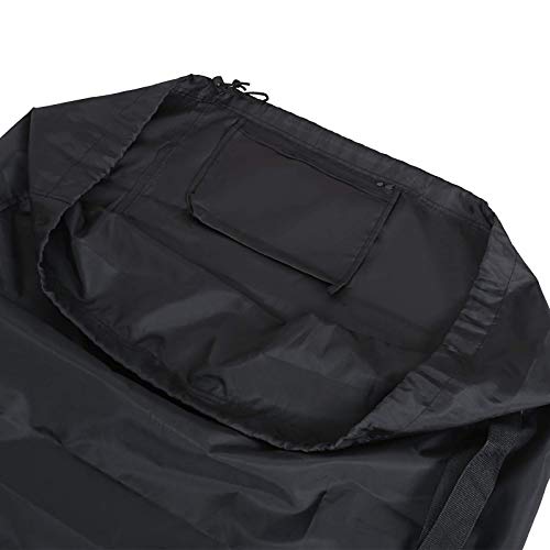 LIHAO Universal Bolsa de Transporte Cochecito Bebé Bolsa Impermeable de Viaje para Avión (600D Tela Oxford, Negro)