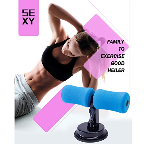 LIJJY Portátil Sit-Up Bar Fitness Equipo con Ventosa Ideal para Abdominales En Casa. para Culturismo Fitness Adelgazamiento Ejercicio