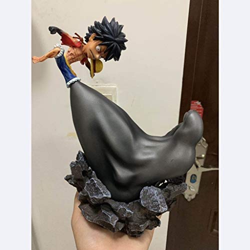 Lilongjiao De una Pieza del Sombrero de Paja del Pirata: Monkey D. Luffy Hacha de Trueno PVC Figura Modelo de Alta sobre 9.8inches