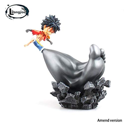 Lilongjiao De una Pieza del Sombrero de Paja del Pirata: Monkey D. Luffy Hacha de Trueno PVC Figura Modelo de Alta sobre 9.8inches