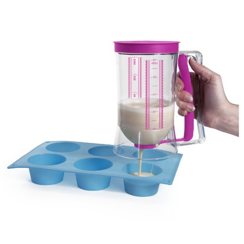 Lily cook KP5115 JARRA DOSIFICADORA MASA 900 ML, Azul, Verde, Púrpura