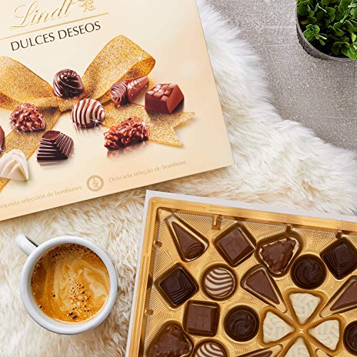 Lindt Dulces Deseos – Caja de bombones surtidos, 345 g