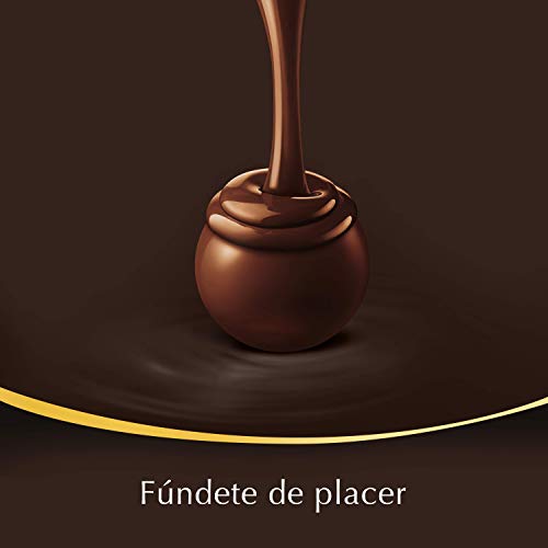 Lindt Lindor Bombones de Chocolate Negro 70% Cacao - Aprox. 16 Bombones, 200 g, Pack de 4