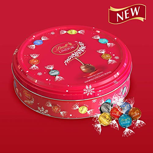 Lindt Lindor - Lote de 32 bolas, 400 g, ideal para compartir, bolas de chocolate con un suave relleno de fusión