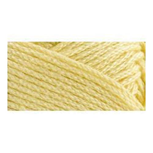 Lion Brand Yarn Company Hilo de 100% algodón, Color limón