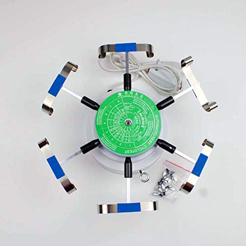 Lionina - Herramienta de Prueba automática para Relojes, 6 Brazos, Robot de reparación Giratorio, máquina de comprobación de Relojes, máquina de comprobación para Timegrapher