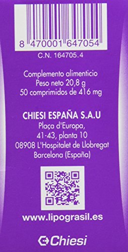 Lipograsil Clásico Doble Efecto - 100% Vegetal - Para la Retencion de Líquidos - Control de Peso - 50 Comprimidos