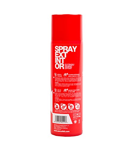 LIQUIDACIÓN -40%!!! (PVP 53,90€) PACK 1 spray extintor de espuma para casa y 1 para el coche. LOTE CAD 10/2023