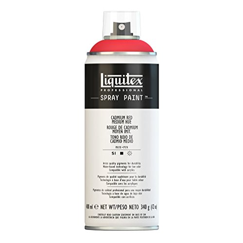 Liquitex Professional - Acrílico en spray, 400ml, rojo de cadmio medio