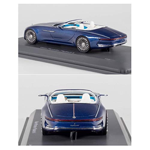 LIUCHANG Modelo de Coche uno y Cuarenta y Tres Mercedes-Benz Benz Maybach Visión 6 Coupe Convertible Modelo de Coche Exclusivo de colección Modelo (Color: Azul, Tamaño: 12 cm * 5cm * 3cm) liuchang20