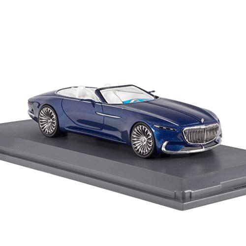 LIUCHANG Modelo de Coche uno y Cuarenta y Tres Mercedes-Benz Benz Maybach Visión 6 Coupe Convertible Modelo de Coche Exclusivo de colección Modelo (Color: Azul, Tamaño: 12 cm * 5cm * 3cm) liuchang20