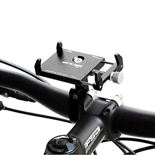 Lixada Antideslizante Bicicleta Ajustable Titular Montaje Soporte Clip Manillar Soporte para 3.5-6.2 Pulgadas Smart Teléfono Móvil