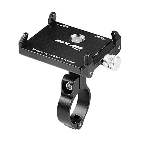 Lixada Antideslizante Bicicleta Ajustable Titular Montaje Soporte Clip Manillar Soporte para 3.5-6.2 Pulgadas Smart Teléfono Móvil