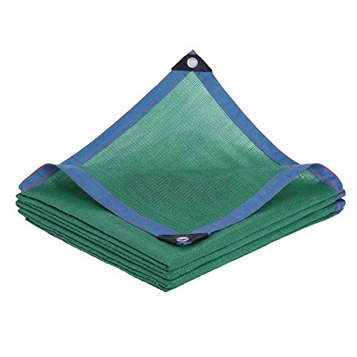 LJIANW Vela de Sombra Toldo Vela, 70% Tarea Pesada Tela De Sombrilla Cerca Pantalla De Privacidad Parabrisas Malla De Malla Lona 24 Tamaños (Color : Green, Size : 2x4M)