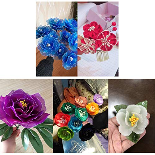 LKXHarleya 1000 pcs Unids/Lote Mini Artificial Cabezas Dobles Perla Flor Estambre Pistil Home Craft Decor