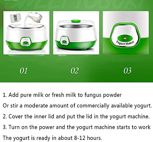 Lloow Los Fabricantes de Yogur, yogurtera eléctrica Inicio de Acero Inoxidable de línea Constante la Temperatura de fermentación automática Yogur Máquina 220V