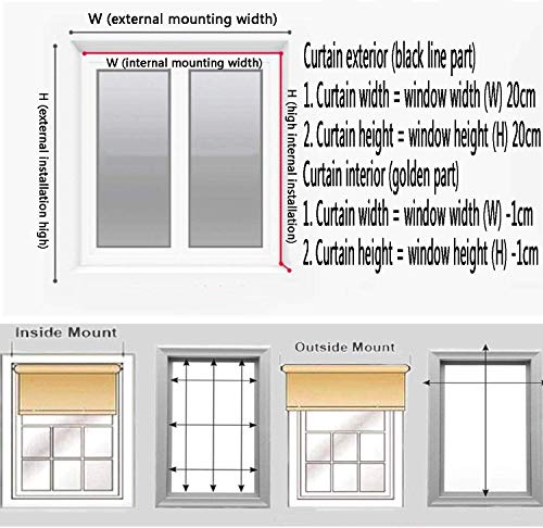 LMZJLU Cortina De BambÚ, Persianas Enrollables Romanas Naturales para Ventanas/Puertas/Terrazas DecoraciÓN del BalcÓN Sombrilla Personalizable